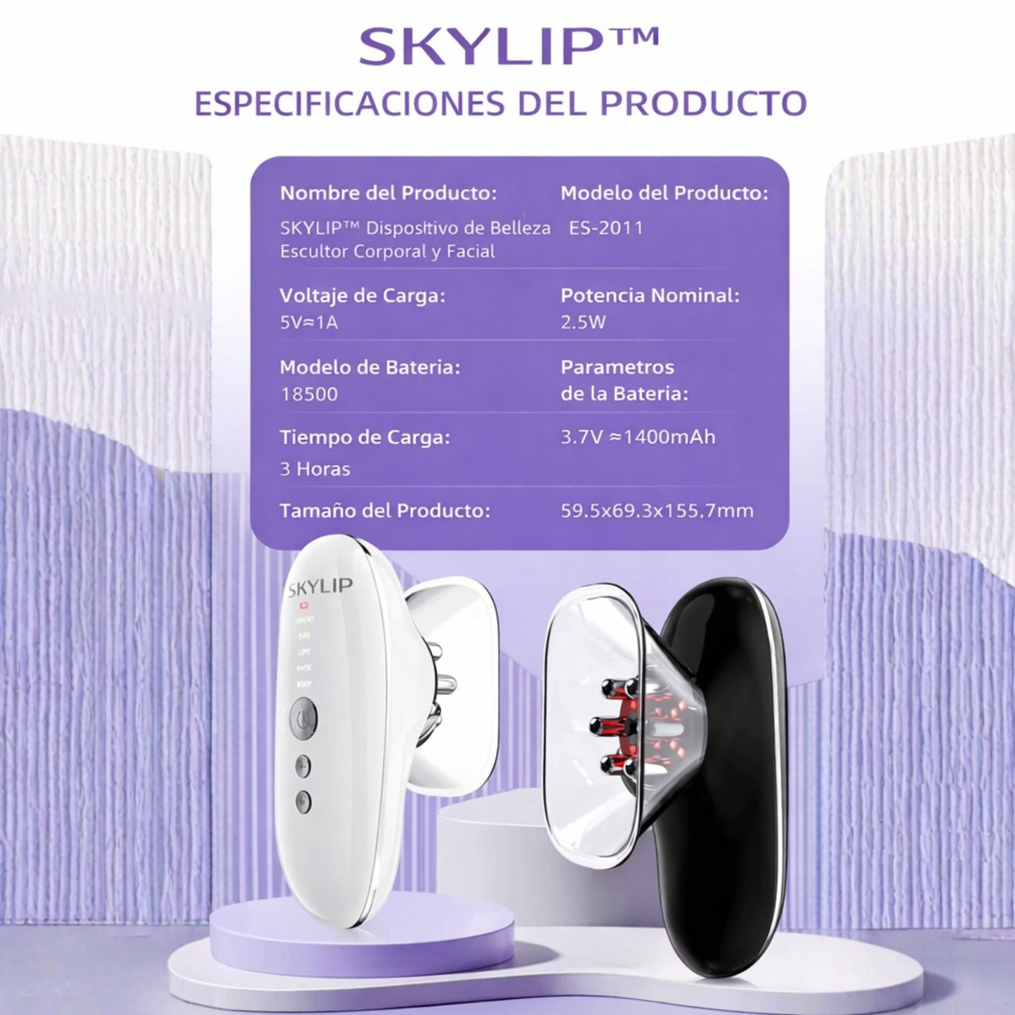 SKYLIP™  Dispositivo  profesional de reafirmación corporal